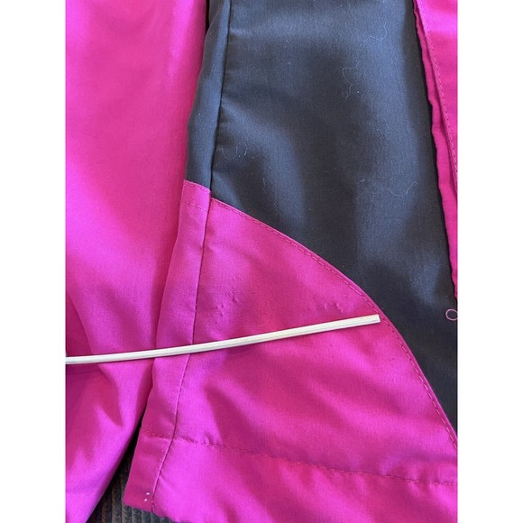 Danskin Now Womens Pink and Black jacket XL 16-18 windbreaker zip up. - Picture 7 of 7